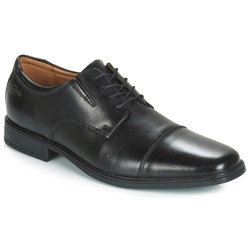 Cipők Férfi Oxford cipők Clarks TILDEN CAP Fekete 