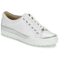 Cipők Női Rövid szárú edzőcipők Caprice BUSCETI Fehér / Ezüst