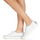 Cipők Női Rövid szárú edzőcipők Caprice BUSCETI Fehér / Ezüst