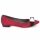 Cipők Női Balerina cipők
 Alberto Gozzi CAMOSCIO RUBINO Piros