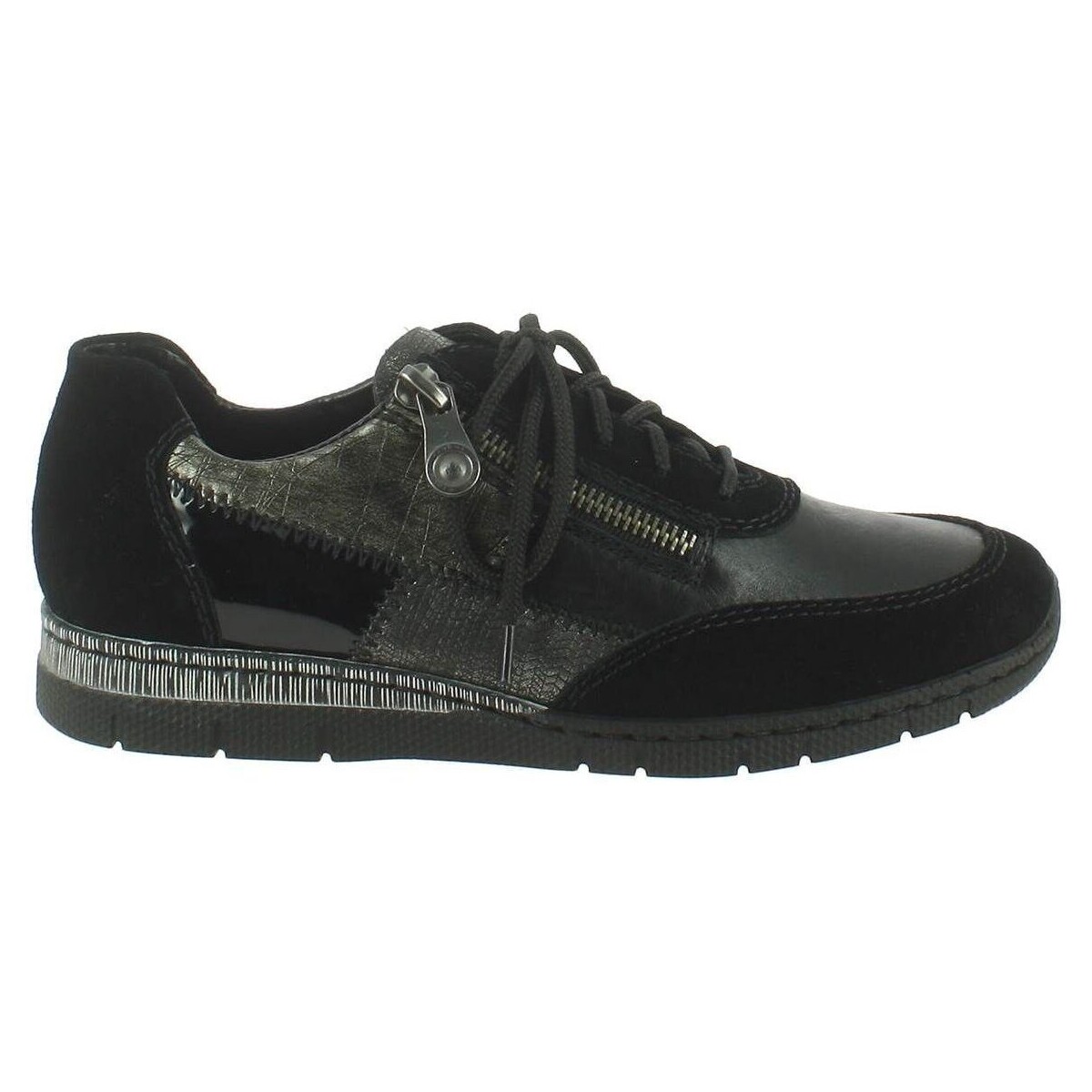 Cipők Női Divat edzőcipők Rieker N5320 Fekete 