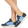 Cipők Női Rövid szárú edzőcipők Philippe Model MONACO VINTAGE BASIC Kék / Citromsárga