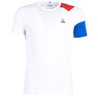 Ruhák Férfi Rövid ujjú pólók Le Coq Sportif ESS Tee SS N°10 M Fehér / Piros / Kék