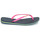 Cipők Női Lábujjközös papucsok Havaianas SLIM BRASIL LOGO Sötétkék / Rózsaszín