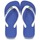 Cipők Lábujjközös papucsok Havaianas BRASIL LOGO Fehér / Tengerész
