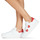 Cipők Női Rövid szárú edzőcipők Yurban JIBOUILLE Fehér