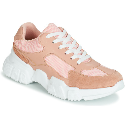 Cipők Női Rövid szárú edzőcipők Yurban JILIBELLE Rózsaszín