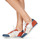 Cipők Női Rövid szárú edzőcipők Pataugas IDOL/MIX Narancssárga / Bézs / Kék