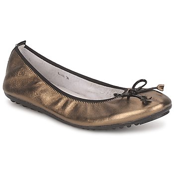Cipők Női Balerina cipők
 Mac Douglas ELIANE Bronz / Fekete  / Lakkozott
