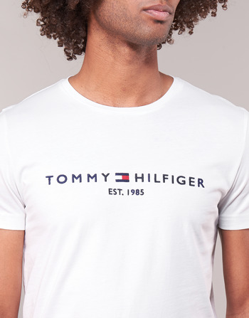 Tommy Hilfiger TOMMY FLAG HILFIGER TEE Fehér
