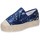 Cipők Női Mokkaszínek Francescomilano BS75 Kék