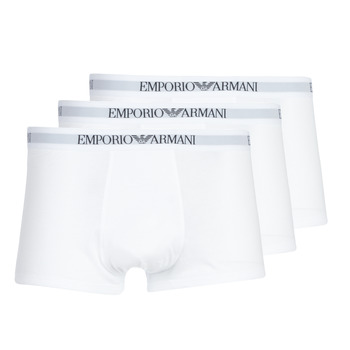Fehérnemű Férfi Boxerek Emporio Armani CC722-PACK DE 3 Fehér