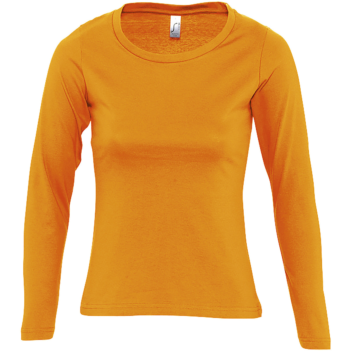 Ruhák Női Hosszú ujjú pólók Sols MAJESTIC COLORS GIRL Narancssárga
