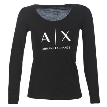 Ruhák Női Hosszú ujjú pólók Armani Exchange 8NYTDG-YJ16Z-1200 Fekete 