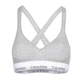 Fehérnemű Női Sport melltartók Calvin Klein Jeans MODERN COTTON BRALETTE LIFT Szürke