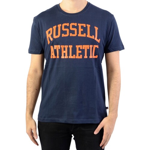Ruhák Férfi Rövid ujjú pólók Russell Athletic 131040 Kék