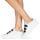 Cipők Női Rövid szárú edzőcipők Meline SCRATCHO Fehér / Fényes