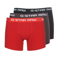 Fehérnemű Férfi Boxerek G-Star Raw CLASSIC TRUNK CLR 3 PACK Fekete  / Piros / Barna