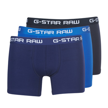 Fehérnemű Férfi Boxerek G-Star Raw CLASSIC TRUNK CLR 3 PACK Fekete  / Tengerész / Kék