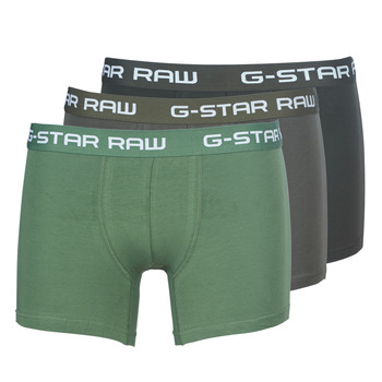 Fehérnemű Férfi Boxerek G-Star Raw CLASSIC TRUNK CLR 3 PACK Fekete  / Zöld