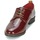 Cipők Női Oxford cipők Bugatti VICTORIA Bordó