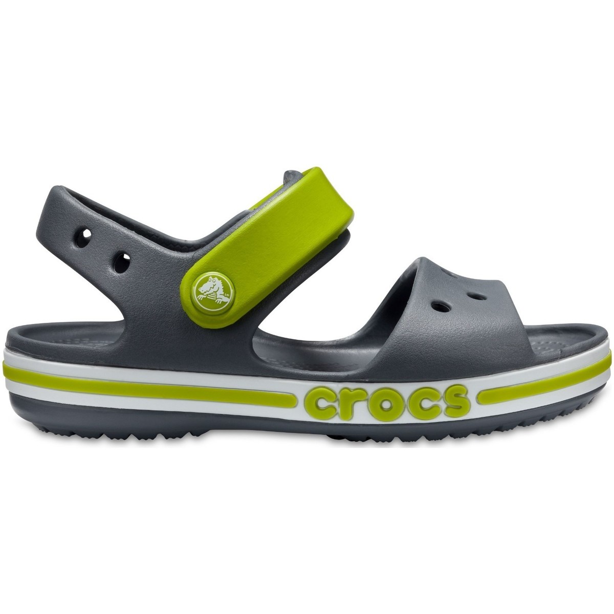 Cipők Gyerek Szandálok / Saruk Crocs Crocs™ Bayaband Sandal Kid's Charcoal