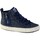 Cipők Lány Magas szárú edzőcipők Geox 133260 Kék