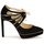 Cipők Női Félcipők Moschino MA1004 Fekete-arany