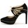 Cipők Női Félcipők Moschino MA1004 Fekete-arany