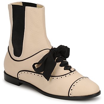 Cipők Női Csizmák Moschino MA2103 Bézs