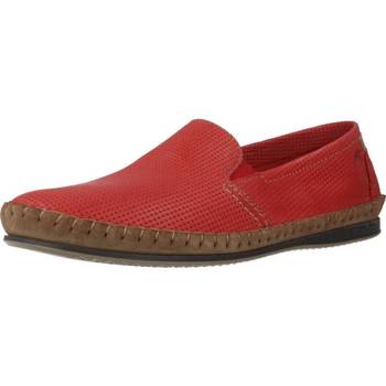 Cipők Férfi Mokkaszínek Fluchos 8674 Piros