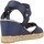 Cipők Női Gyékény talpú cipők Equitare JONES18 Kék