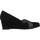 Cipők Női Oxford cipők & Bokacipők Stonefly EMILY II 1 GOAT SUEDE Fekete 