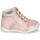 Cipők Lány Magas szárú edzőcipők GBB ACINTA Rózsaszín