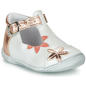 Cipők Lány Balerina cipők
 GBB ANAXI Fehér / Rózsaszín / Arany