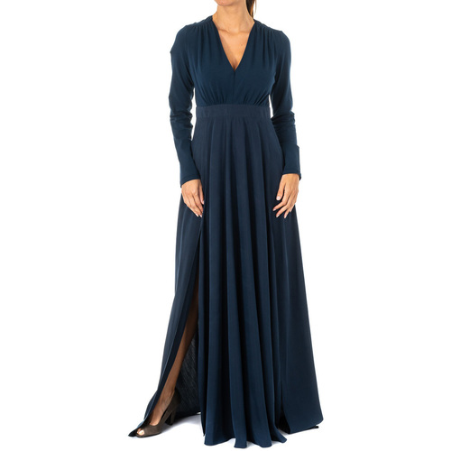 Ruhák Női Hosszú ruhák La Martina KWD005-07017 Kék