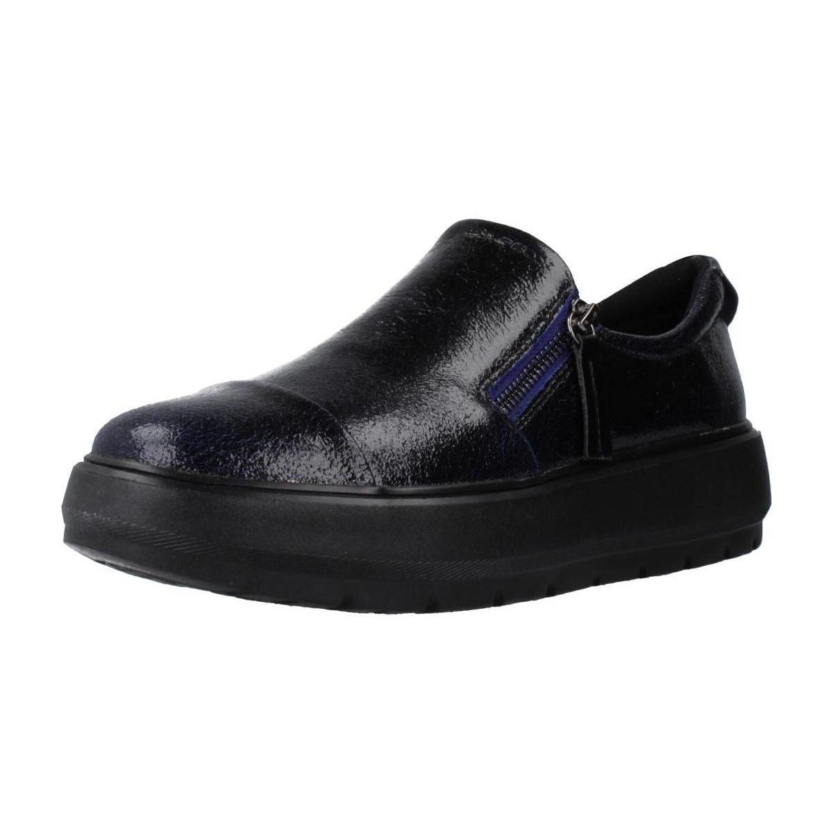 Cipők Női Oxford cipők & Bokacipők Geox D KAULA Kék