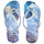 Cipők Lány Lábujjközös papucsok Havaianas KIDS SLIM FROZEN Kék