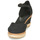 Cipők Női Gyékény talpú cipők Tommy Hilfiger BASIC CLOSED TOE MID WEDGE Fekete 