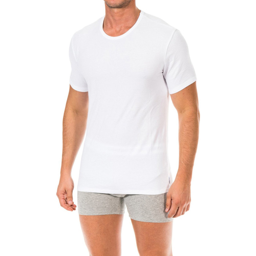 Ruhák Férfi Rövid ujjú pólók Calvin Klein Jeans NB1088A-100 Fehér