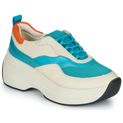 Cipők Női Rövid szárú edzőcipők Vagabond Shoemakers SPRINT 2.0 Bézs / Kék