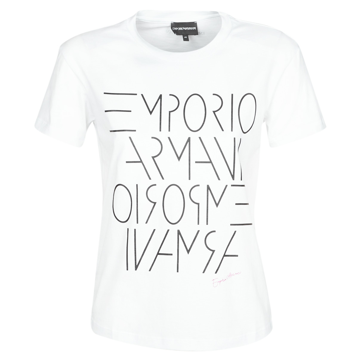 Ruhák Női Rövid ujjú pólók Emporio Armani DONOVANN Fehér