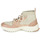 Cipők Női Magas szárú edzőcipők Coach C245 RUNNER Rózsaszín / Bőrszínű / Ezüst