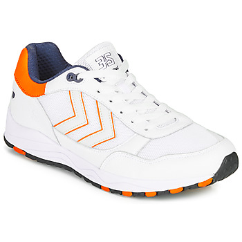 Cipők Férfi Rövid szárú edzőcipők hummel 3-S SPORT Fehér / Narancssárga