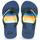 Cipők Gyerek Lábujjközös papucsok Quiksilver MOLOKAI SLAB Kék / Narancssárga / Fekete 