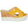 Cipők Női Papucsok Les Petites Bombes LIDY Mustár sárga
