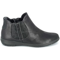 Cipők Női Bokacsizmák Boissy Boots Noir texturé Fekete 