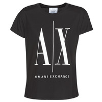 Ruhák Női Rövid ujjú pólók Armani Exchange HELIEK Fekete 