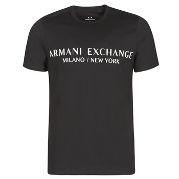 Ruhák Férfi Rövid ujjú pólók Armani Exchange HULI Fekete 