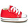 Cipők Gyerek Rövid szárú edzőcipők Converse CHUCK TAYLOR ALL STAR CRIBSTER CANVAS COLOR Piros